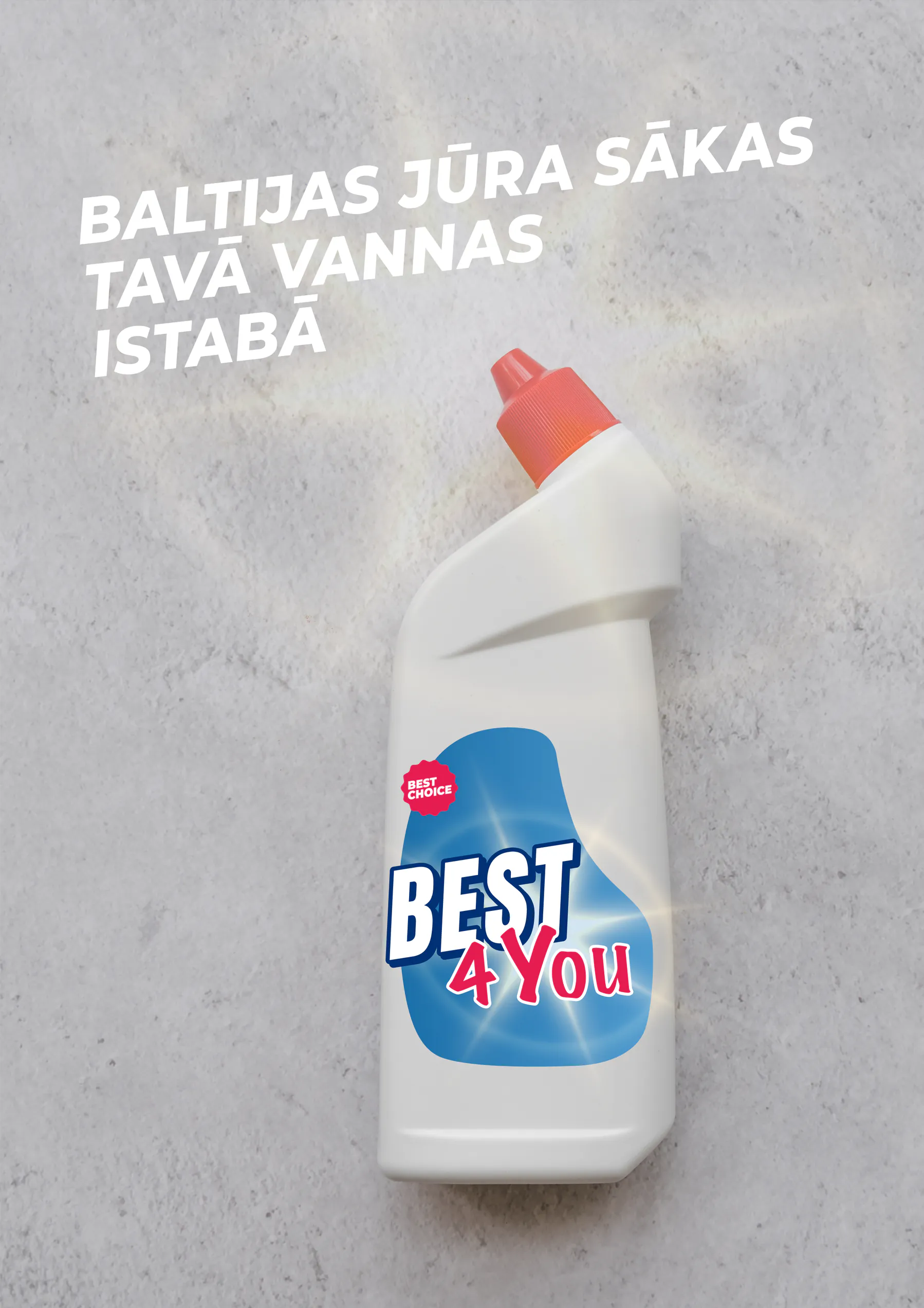 Best 4 You pudele ar saukli Baltijas jūra sākas tavā vannas istabā
