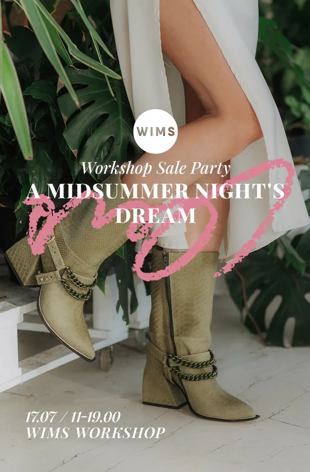Ielūgums uz WIMS Workshop Sale Party pasākumu A Midsummer Night's Dream